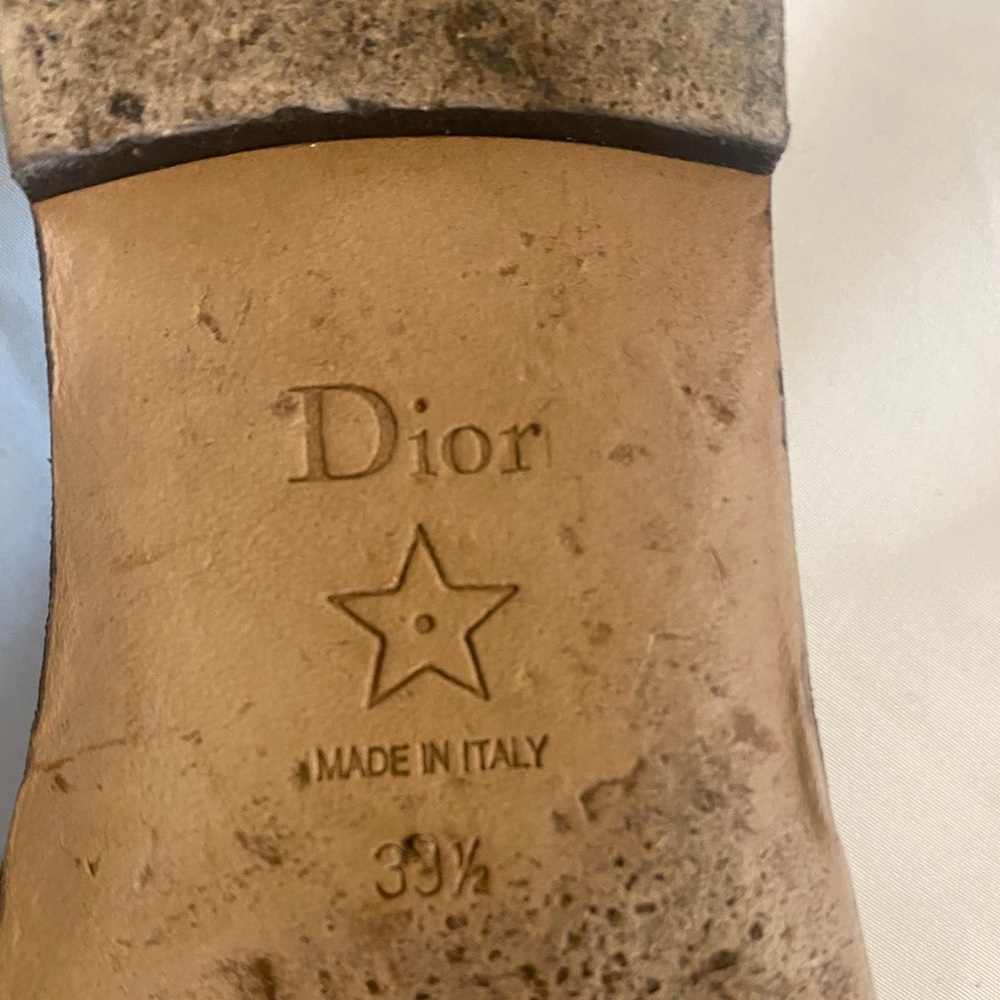 Gray & white Christian dior sandals - Picture 3 of 4